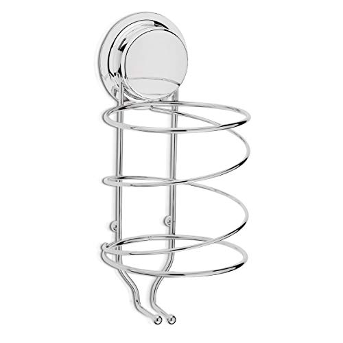 Navaris Soporte para Colgar secador - Colgador de Pared de Acero Inoxidable con Ventosa - para Espejo Cristal Ventana azulejo - Sin Agujeros