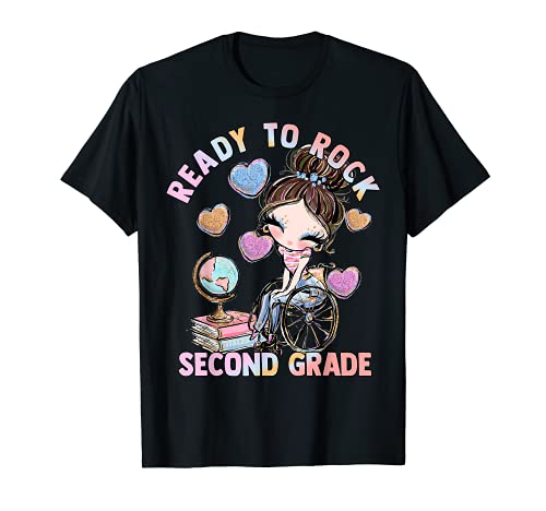 Necesidades especiales de discapacidad para niñas de 2º grado Camiseta