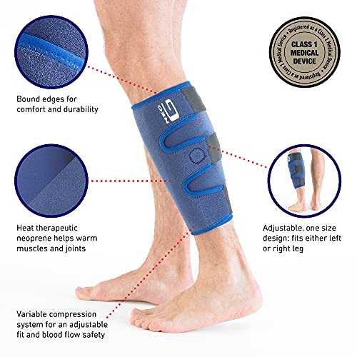 Neo G - Pantorrillera/Espinillera, Calidad de Grado Médico, Ayuda con el síndrome de estrés tibial medial, distensiones, esguinces, recuperación y rehabilitación, tamaño Universal, Unisexo