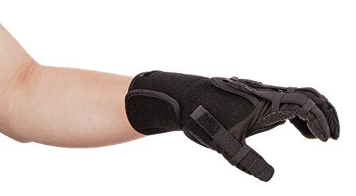 NEOFECT Extender Plus-Espasticidad Rehabilitación Guante Mano Dedo Flexión Extensión Agarre Fino Coordinación Motora Recuperación Entrenamiento, Hemiplejía, Sci, TBI (Medio, Derecha)