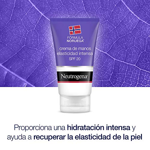 Neutrogena Crema de manos elasticidad intensa spf 20, fórmula Noruega, 75 ml