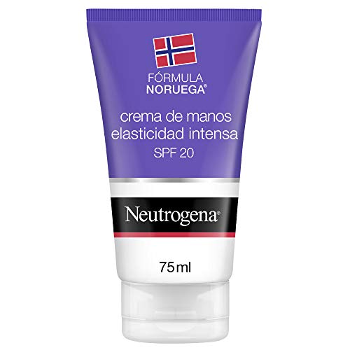 Neutrogena Crema de manos elasticidad intensa spf 20, fórmula Noruega, 75 ml