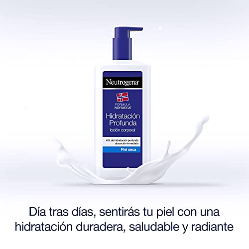 Neutrogena Crema Hidratante Corporal Fórmula Noruega, Hidratación Profunda, Pack de 2 x 750 ml