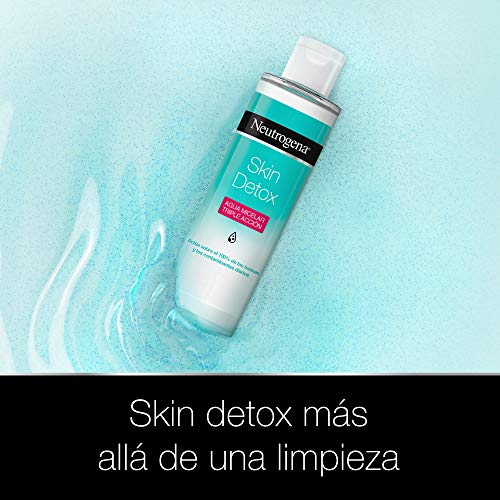 Neutrogena Skin Detox Agua Micelar Triple Acción con Ácido Glicólico, 400 ml