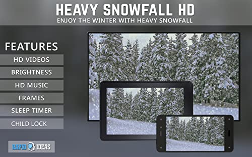 nevadas fuertes gratis HD: decora tu habitación con hermosos paisajes en tu TV HDR 4K, TV 8K y dispositivos de fuego como fondo de pantalla, decoración para las vacaciones de Navidad, tema de mediació