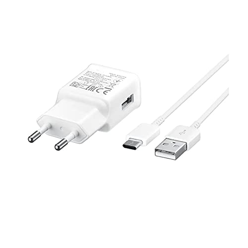 New Phoone Cargador Compatible EP-TA20EWE con Cable USB C Carga Rápida 2A para Samsung Tab A 10.1, Tab A 10.5, Tab S3 9.7, Tab S4, Tab S5e, S6 Lite Tab, Tab S6, Tab S7, Tab S7 Plus