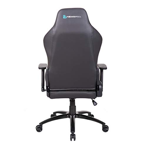 Newskill Akeron - Silla gaming profesional con marco de acero reforzado (sistema de balanceo, reclinable hasta 180 grados, reposabrazos 3D) - Color Negro