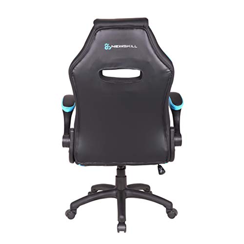 Newskill Nayuki - Silla gaming profesional con respaldo 2.5D, reposabrazos acolchado y ajustable y respaldo con mecanismo de balanceo - Color Azul