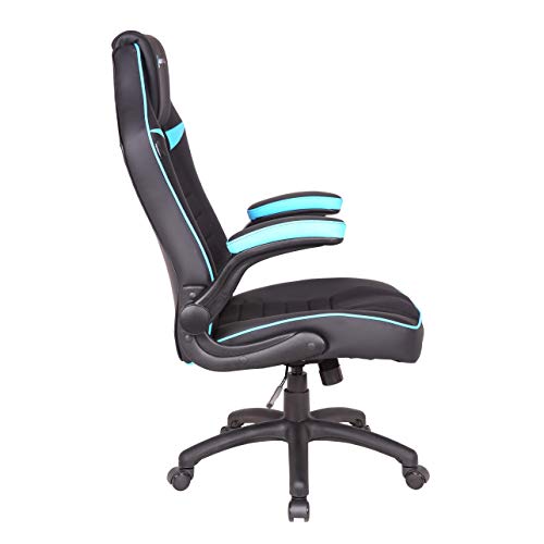 Newskill Nayuki - Silla gaming profesional con respaldo 2.5D, reposabrazos acolchado y ajustable y respaldo con mecanismo de balanceo - Color Azul