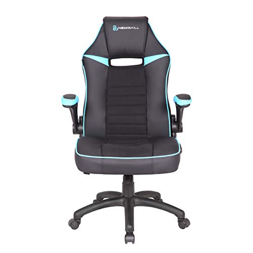 Newskill Nayuki - Silla gaming profesional con respaldo 2.5D, reposabrazos acolchado y ajustable y respaldo con mecanismo de balanceo - Color Azul