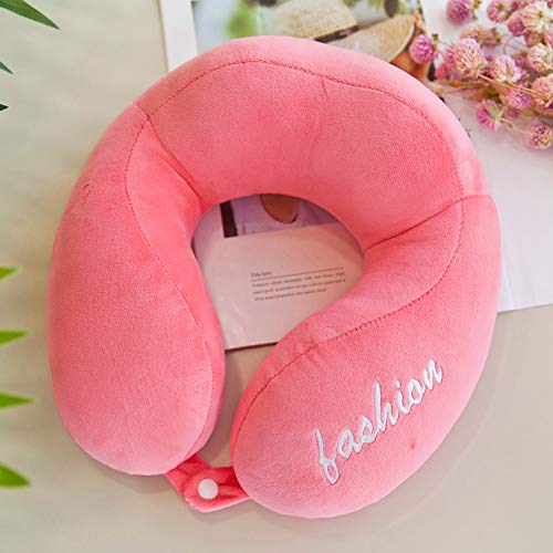 N/H Reposacabezas en Forma de Joroba Cuello Almohada Viaje conduciendo Cuello Cervical Almohada Almohada Siesta en Forma de U Almohada Regalo Watermelonred