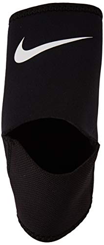 Nike Adultos Pro Ankle Sleeve 2.0 - Tobillera (talla XL), color blanco y negro