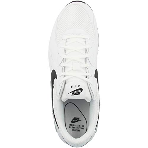 Nike Air MAX Excee, Zapatillas Hombre, Blanco (Platino Puro Blanco/Negro), 45 EU