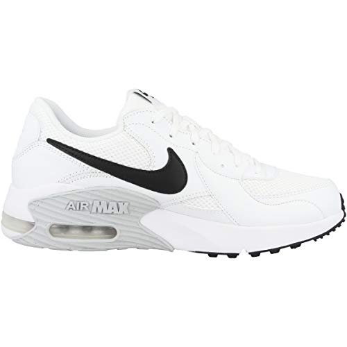 Nike Air MAX Excee, Zapatillas Hombre, Blanco (Platino Puro Blanco/Negro), 45 EU