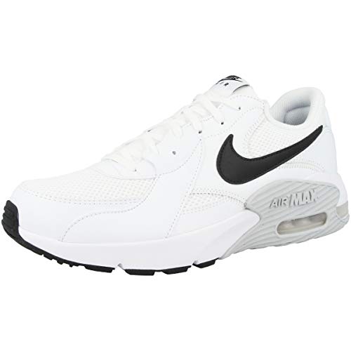 Nike Air MAX Excee, Zapatillas Hombre, Blanco (Platino Puro Blanco/Negro), 45 EU