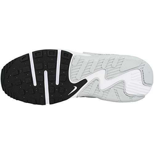 Nike Air MAX Excee, Zapatillas Hombre, Blanco (Platino Puro Blanco/Negro), 45 EU