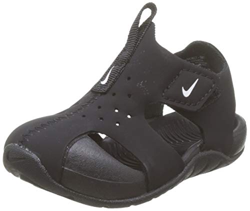 NIKE Sunray Protect 2 (TD), Sandal, Black White, 22 EU