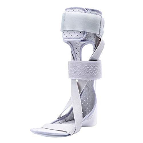 NNBD Ortesis De Caída De Pie AFO, Órtesis De Caída De Pie Ajustable para El Tratamiento De La Fascitis Plantar Tendinitis De Aquiles Y Pie De Caída,Left Single,L