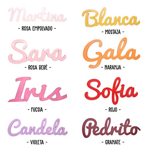 Nombres decorativos infantil de madera, regalos únicos y originales para decoraciones de pared. Nombre puerta habitación, Regalos personalizados boda bautizo comunión