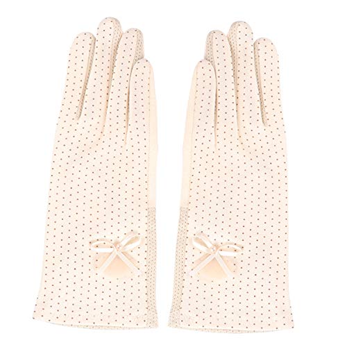 None - Guantes de protección UV para el cuidado de la piel, para conducir el coche, 1 par de guantes transpirables, pantalla táctil para mujer, color rosa