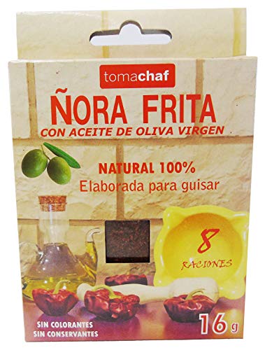 ÑORA FRITA CON ACE. DE OLIVA VIRGEN 8 ESTUCHES DE 16g. = 128g. ENVIO GRATIS