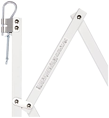 nordlinger Pro 742001 stop' Fix – Barrera animales de madera extensible blanco