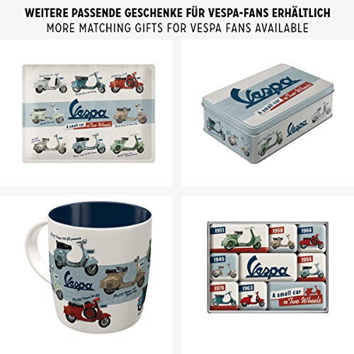 Nostalgic-Art Caja Retro Vespa – Idea de Regalo para Aficionados as Scooters, para Guardar té a Granel y bolsitas, Diseño Vintage, 100 g