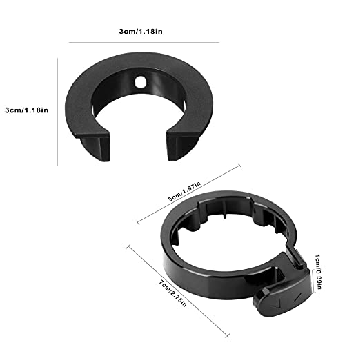 NOVA IMBOXS Anillo de Hebilla para Patinete eléctrico Xiaomi M365/Pro,Herramientas de Seguridad，Ajuste Plegable, Duradero, Redondo,Anillo de protección con Cierre Circular, Accesorios para Scooter