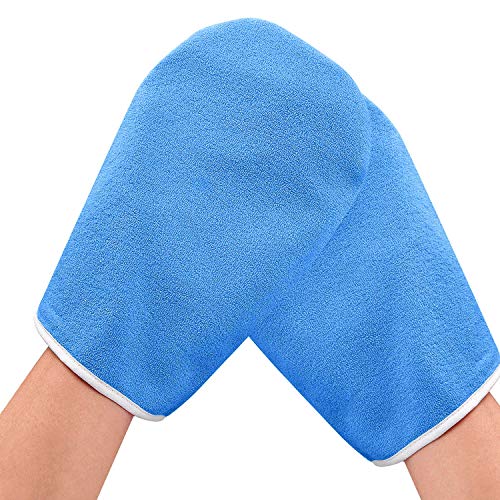 Noverlife cera de parafina botines guantes, mitones baño de cera Mano tratamiento de pies spa cubierta, Calor Terapia con aislamiento suaves del algodón manoplas Pies Cuidado de las manos