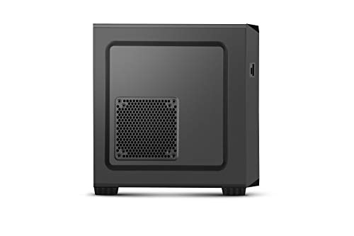 Nox Coolbay MX2 -NXCBAYMX2- Minitorre micro ATX, lector de tarjetas integrado, ventilador 120mm incluido, USB 3.0, hasta 4 discos duros, color negro