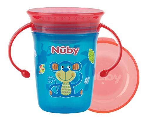 Nuby - Taza Magica 360 con asas 240ml - Agua