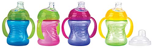 Nûby Taza Swirl™ antigoteo - 240ml - 6M+ - Taza con asas