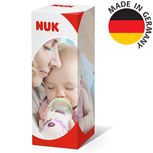 NUK Active Cup Vaso para aprender a beber, para niños de 12 meses o más, con boquilla antigoteo, clip y tapa protectora para viaje, 300 ml, sin bisfenol A, diseño de Winnie the Pooh de Disney