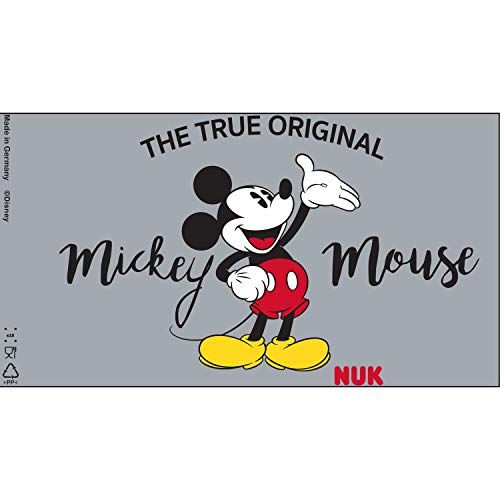 NUK Disney Sports Cup taza aprendizaje, a prueba de fugas y gran volumen, sin-BPA, 36+ meses, 450 ml, Mickey Mouse