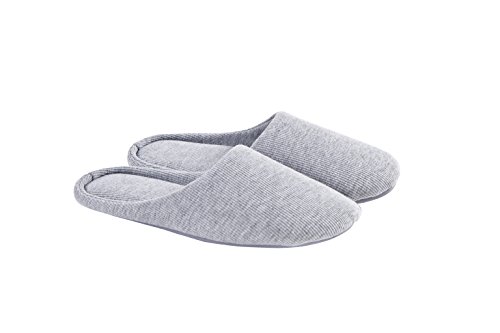 ofoot Zapatillas Mujer Casa Algodon Espuma con Memoria, Pantuflas Estar Lavable Interior Antideslizante