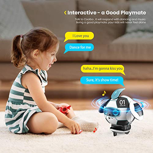 Ok K! Robot Inteligente, Robot Interactivo con Habla, Canto, Baile y deformación interactiva Grabación de Robot de fútbol, ​​percepción táctil y Aprendizaje Regalos para niños