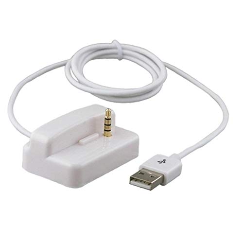 OMMO LEBEINDR Bargaincell USB HotSync y Carga de Escritorio del Cargador de la Horquilla del Muelle para Apple iPod Shuffle 2 Generación MP3 Playerfor Conveniencia