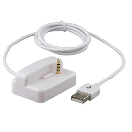 OMMO LEBEINDR Bargaincell USB HotSync y Carga de Escritorio del Cargador de la Horquilla del Muelle para Apple iPod Shuffle 2 Generación MP3 Playerfor Conveniencia