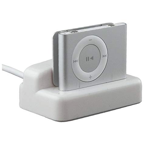 OMMO LEBEINDR Bargaincell USB HotSync y Carga de Escritorio del Cargador de la Horquilla del Muelle para Apple iPod Shuffle 2 Generación MP3 Playerfor Conveniencia