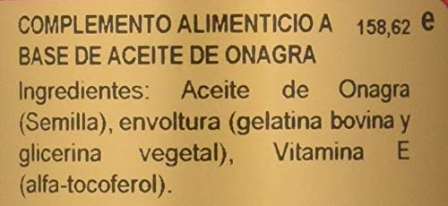 Onagra Con Vitamina E De 500 Miligramos 220 Perlas De Obire