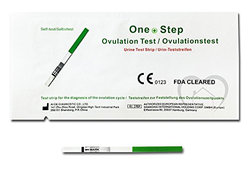 One Step - 15 Pruebas de Ovulación Fertilidad 20 mIU/ml + 15 Tests de embarazo 10 mIU/ml + Guía en PDF Consejos para Quedar Embarazada de Forma Natural, Vencer la Infertilidad y Dar a Luz Bebés Sanos