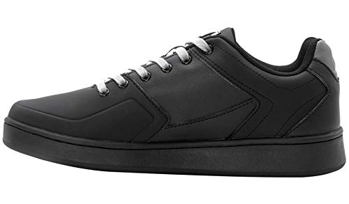 O'NEAL | Zapatillas de Bicicleta de Montaña | MTB Downhill | Equilibrio Entre Agarre y Reposo del Pie, Suela de Panal | Zapato de Pedal Plano con Clavos Edición TBS | Adulto | Negro Gris | Talla 46