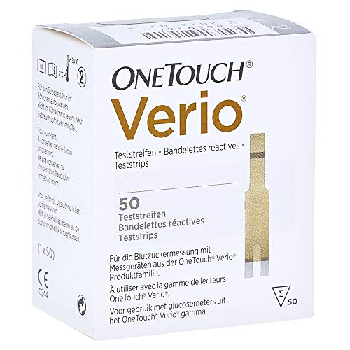 OneTouch Verio - Tiras de prueba, 50 unidades