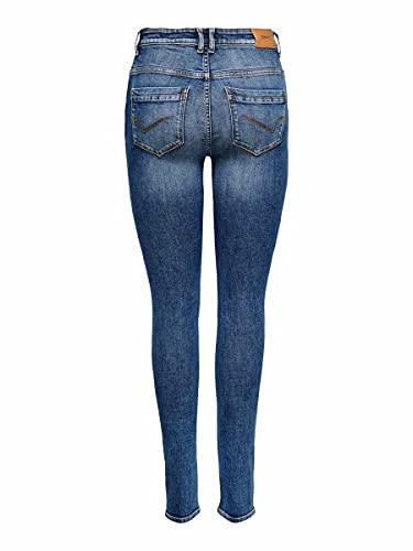 Only ONLPAOLA Life HW SK DNM AGI966 Noos Jeans, Denim Light Medium Blue Denim, XL / 34 De Las Mujeres