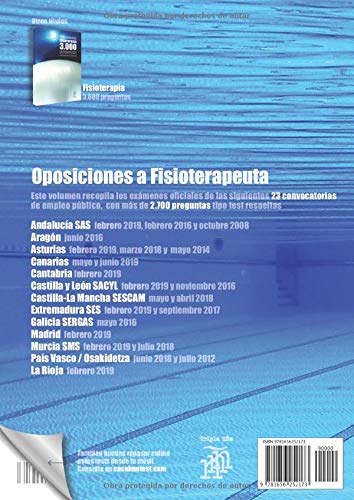 Oposiciones a Fisioterapeuta: Recopilación de exámenes utilizados en convocatorias públicas de empleo (Colección Sanitest)