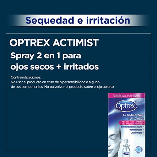 Optrex ActiMist 2in1 Spray Ocular Para Ojos Secos + Irritados