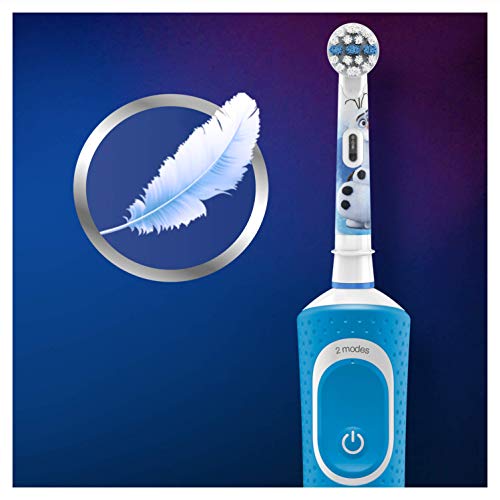 Oral-B Niños Cepillo De Dientes Eléctrico con Mango de Frozen 2 Recargable y Tecnología Braun, Apto para Niños Mayores de 3 Años