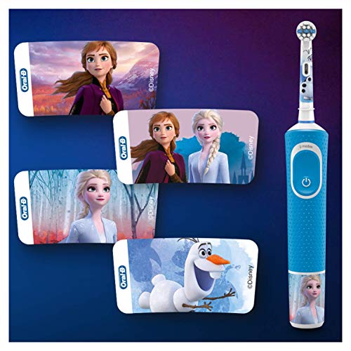 Oral-B Niños Cepillo De Dientes Eléctrico con Mango de Frozen 2 Recargable y Tecnología Braun, Apto para Niños Mayores de 3 Años