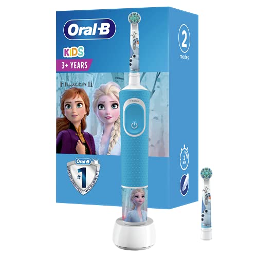 Oral-B Niños Cepillo De Dientes Eléctrico con Mango de Frozen 2 Recargable y Tecnología Braun, Apto para Niños Mayores de 3 Años