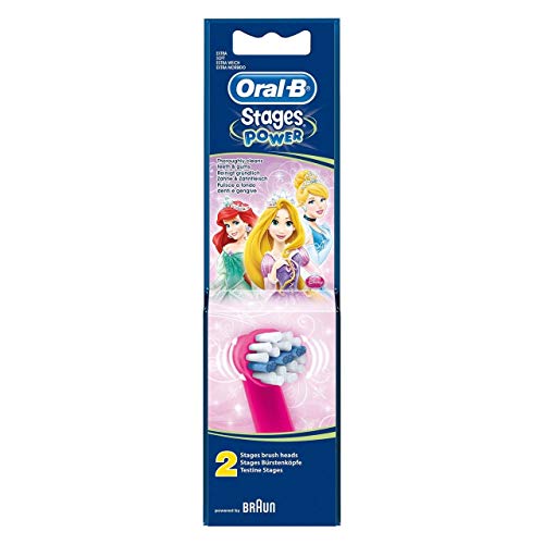 Oral-B Stages Power Cabezales de repuesto princesa 2 piezas